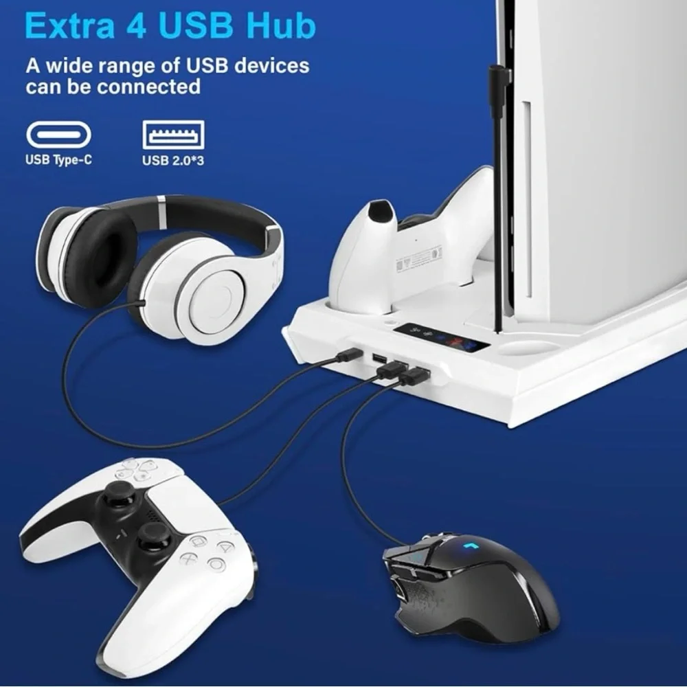 Brand New in Box! Gaming Console Cooling Stand with Controller
